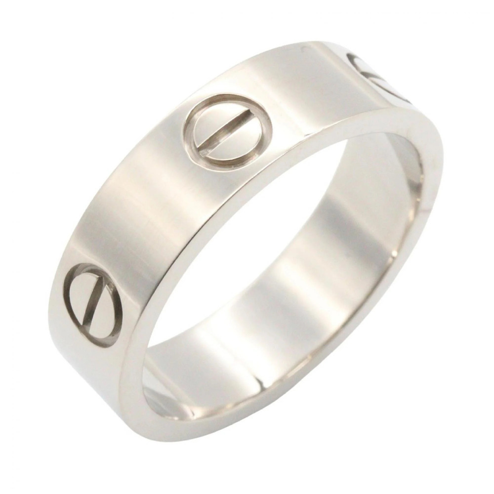CARTIER 18k Silver Love Ring